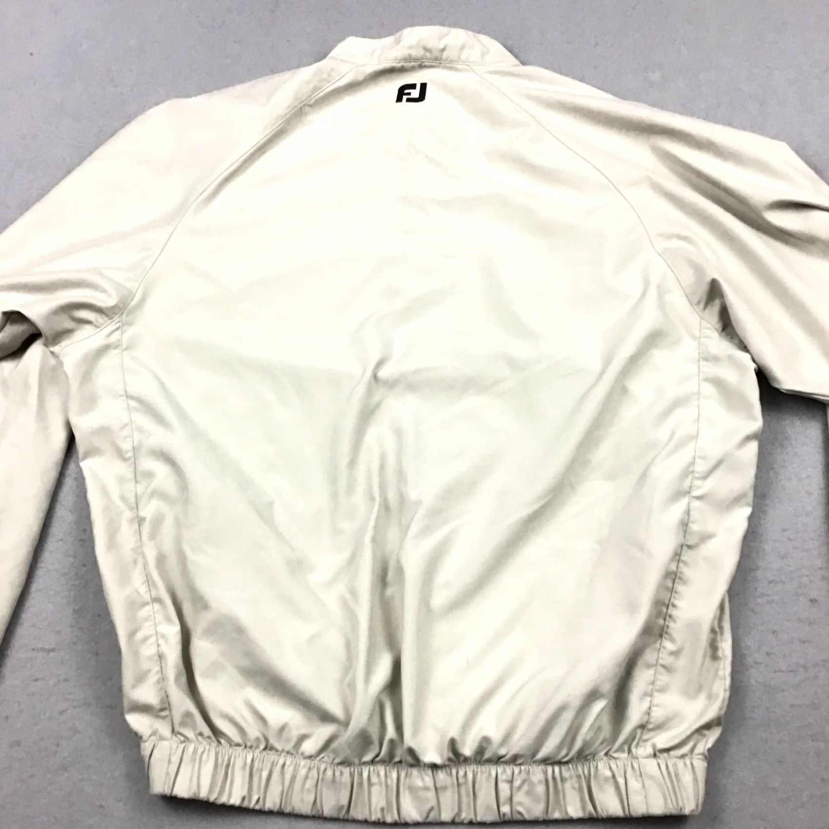 Footjoy FootJoy Jacket Men M Beige 1/4 Button Windbreaker Golf Long Sleeve Pockets Logo Regular Size M/Beige Men Coat Sports Fall Spring Winter Size US M / EU 48-50 / 2 - 6 Thumbnail