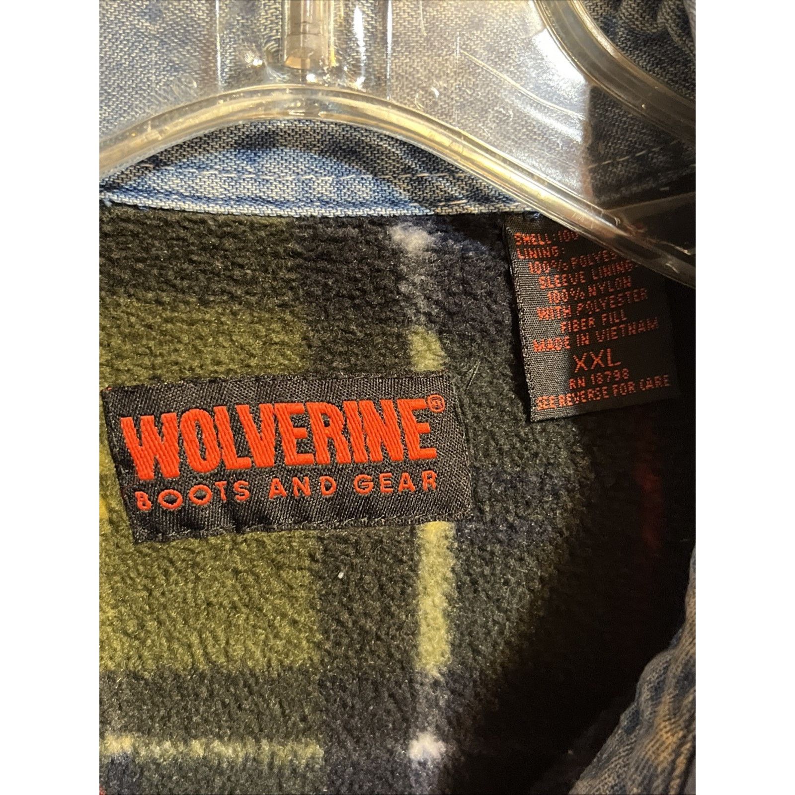 Wolverine Wolverine Jacket Mens XXL Blue Denim Shirt Jacket Workwear Size US XXL / EU 58 / 5 - 3 Thumbnail