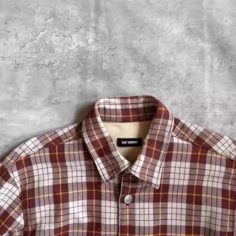 Raf Simons Raf Simons Plaid Leather Shirt Jacket-2505 Size US L / EU 52-54 / 3 - 3 Thumbnail