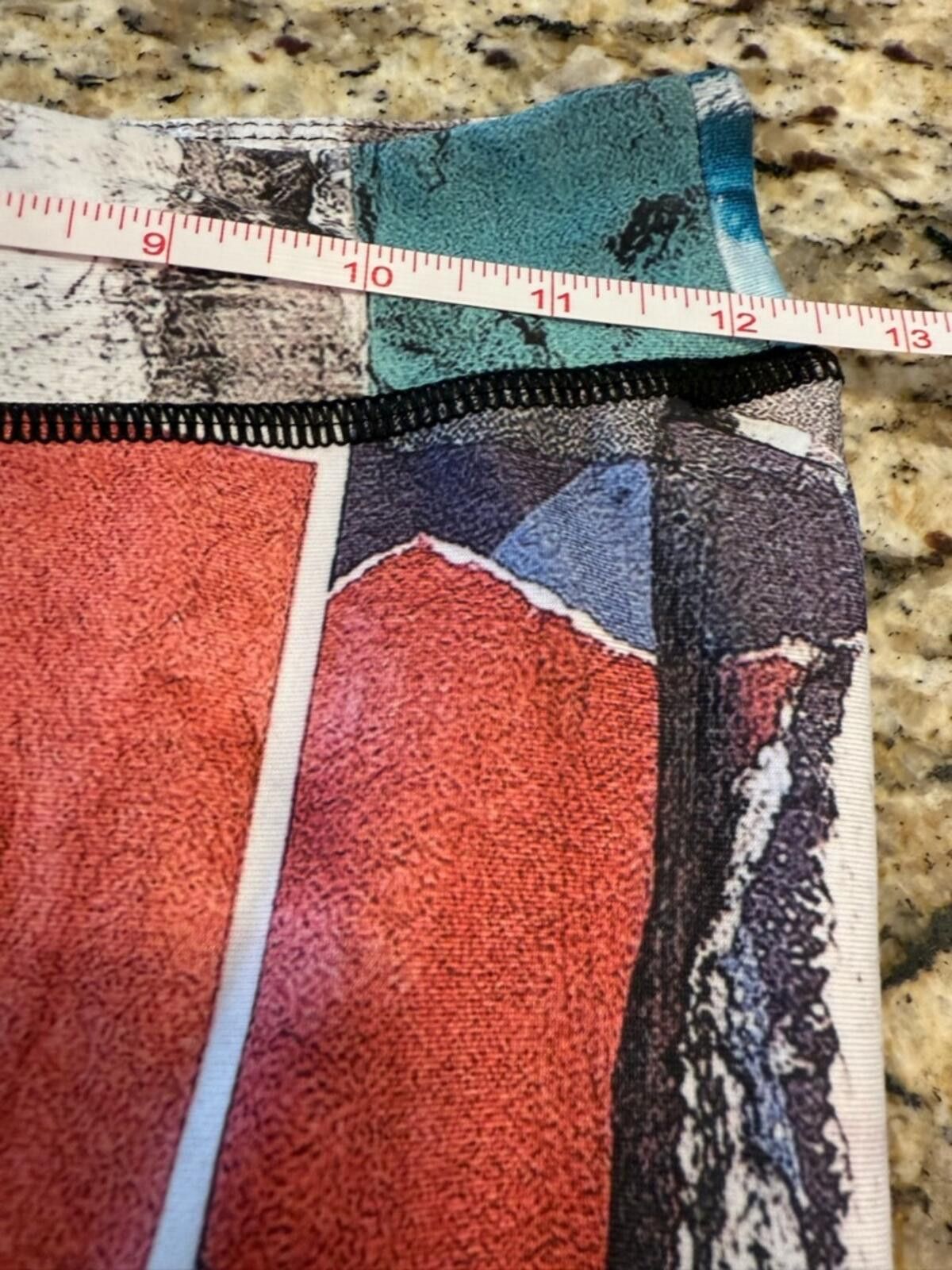 Other Electric & Rose leggings bold abstract color block SZ SM Size 28" / US 6 / IT 42 - 6 Thumbnail