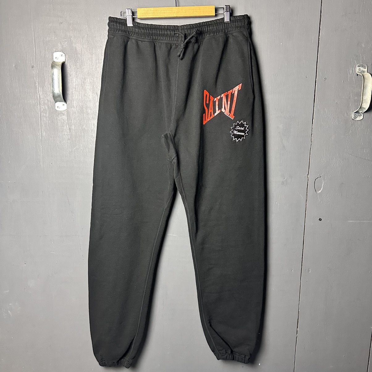 image of Saint Michael Sweatpants in Black, Men's (Size 34)