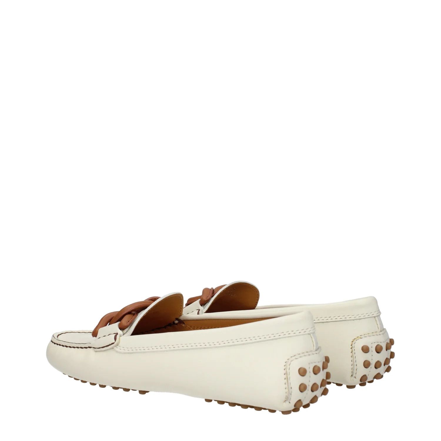 Tod's ob1o1e1224 Leather Loafers in White Size US 6 / IT 36 - 4 Thumbnail