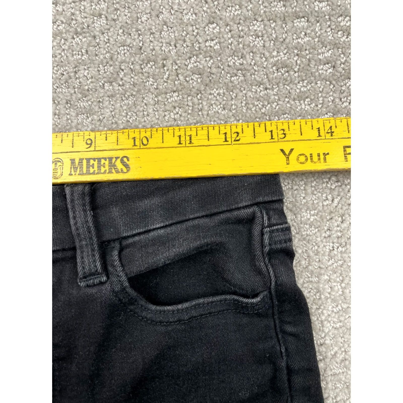 American Eagle Outfitters American Eagle Outfitters Jeans Womens Size 4 Long Black Denim Skinny Leg Stretch Y2K Goth 5-Pocket Button Pocket Womens Jeans Size 27" / US 4 / IT 40 - 3 Thumbnail