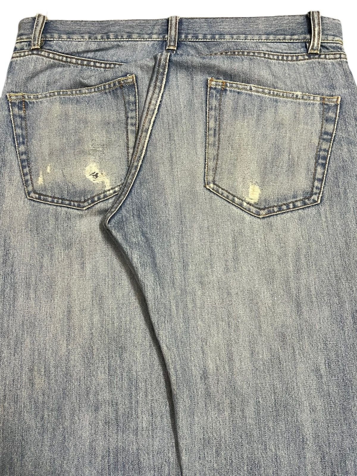 14th Addiction Vintage Japanese Brand Blue Wash Distressed Style Jeans Size US 34 / EU 50 - 6 Thumbnail