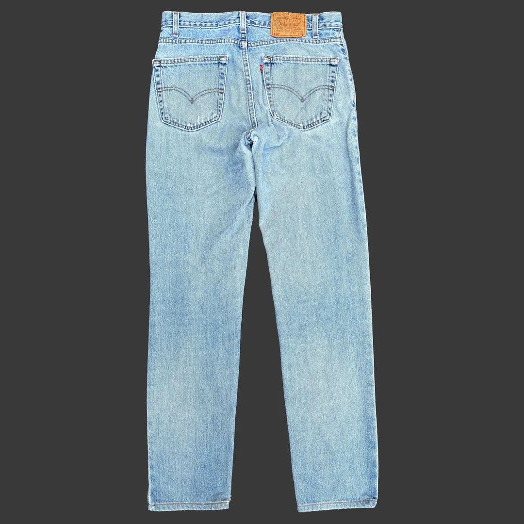 Levi's × Vintage Levi’s 512 Vintage 1980 80s W32 L30 Blue Denim Jeans USA Size US 32 / EU 48 - 1 Thumbnail