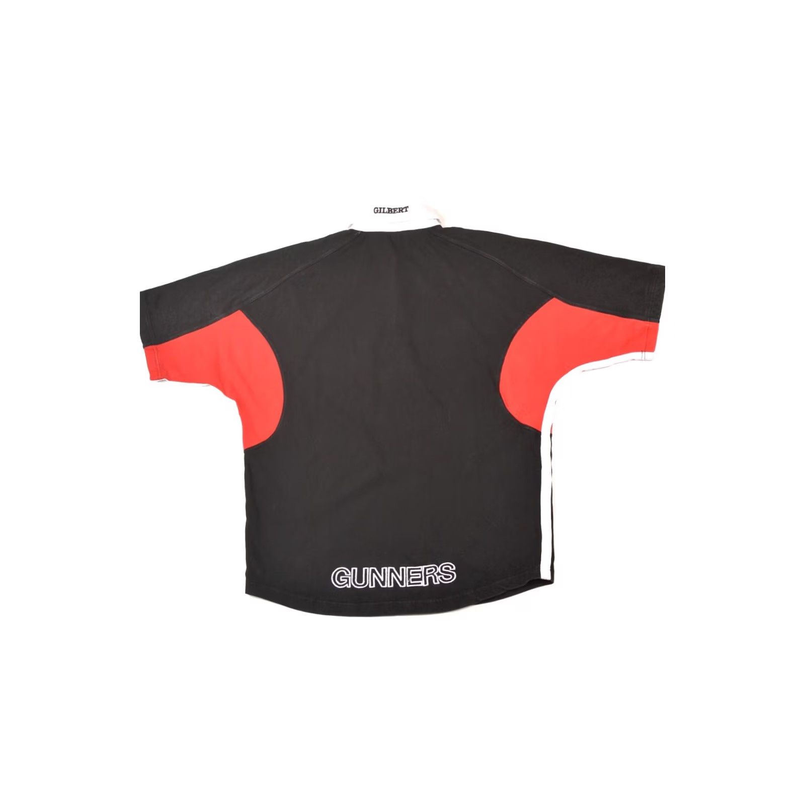 Vintage Gilbert Edinburgh Rugby Vintage 2000s Polo Shirt Jersey Gunners L Mens Black Size US L / EU 52-54 / 3 - 7 Thumbnail