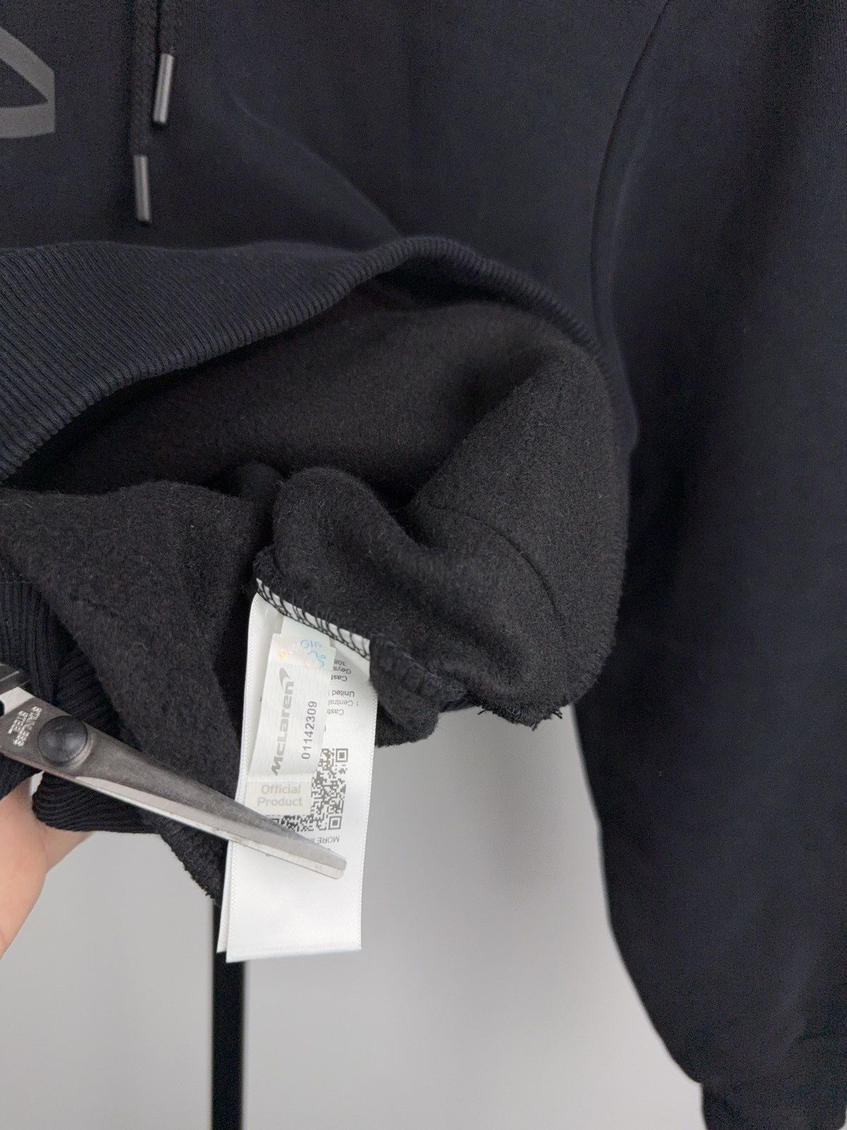 Malcolm McLaren Luxury McLaren Formula Team Hoodie LNA Racing Black Y2K Size S / US 4 / IT 40 - 8 Thumbnail