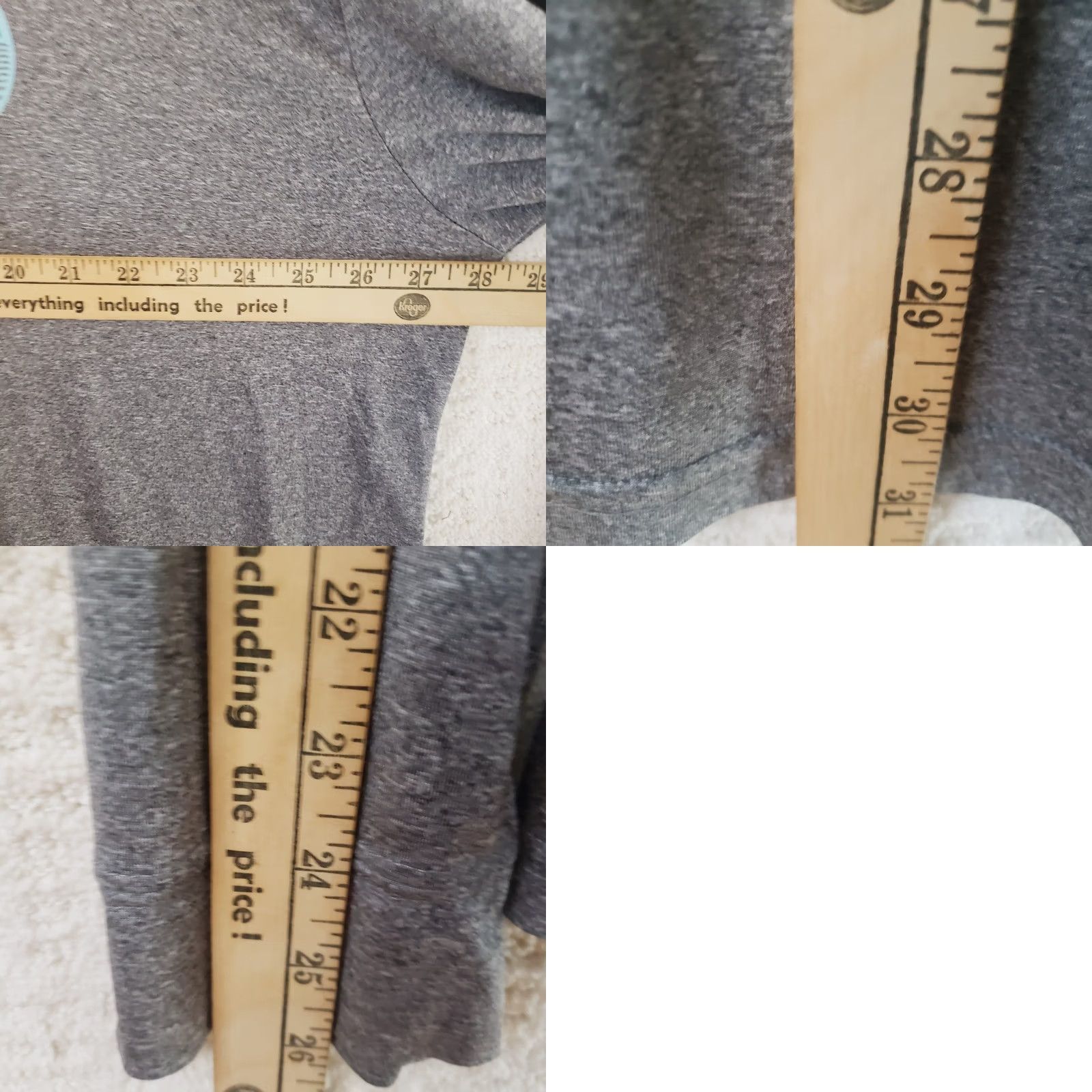 Vintage Ocean Coast Mens Long Sleeve T-Shirt Sun Block UPF 50 Gray 2XL Raglan Crew Neck Solid Casual Fishing Outdoor Sports Nationwide Size US XXL / EU 58 / 5 - 9 Thumbnail