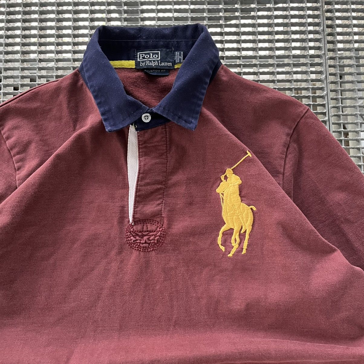 Polo Ralph Lauren Vintage Polo Ralph Lauren Rugby Shirt Big Pony Cheaf Keef Size US S / EU 44-46 / 1 - 5 Thumbnail