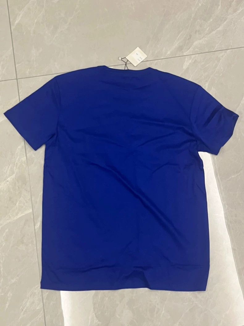 Loewe Loewe Dark blue chest embroidery navy blue thin T-shirt Size US XXL / EU 58 / 5 - 5 Thumbnail
