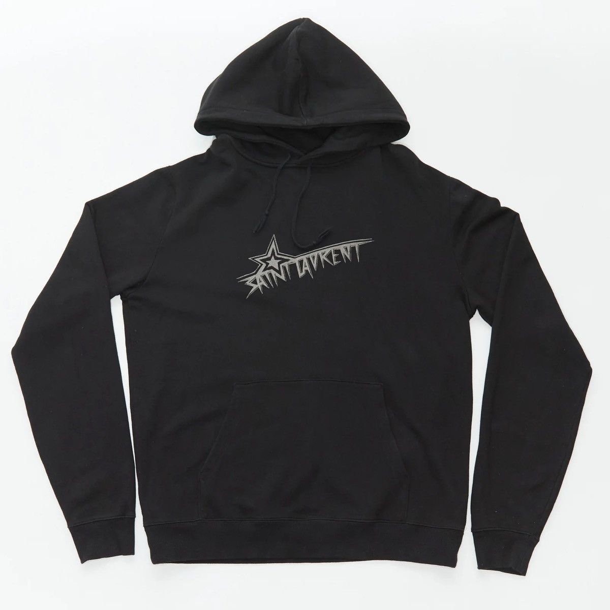 Saint Laurent Paris SAINT LAURENT PARIS STAR LOGO HOODIE Size US XL / EU 56 / 4 - 1 Thumbnail