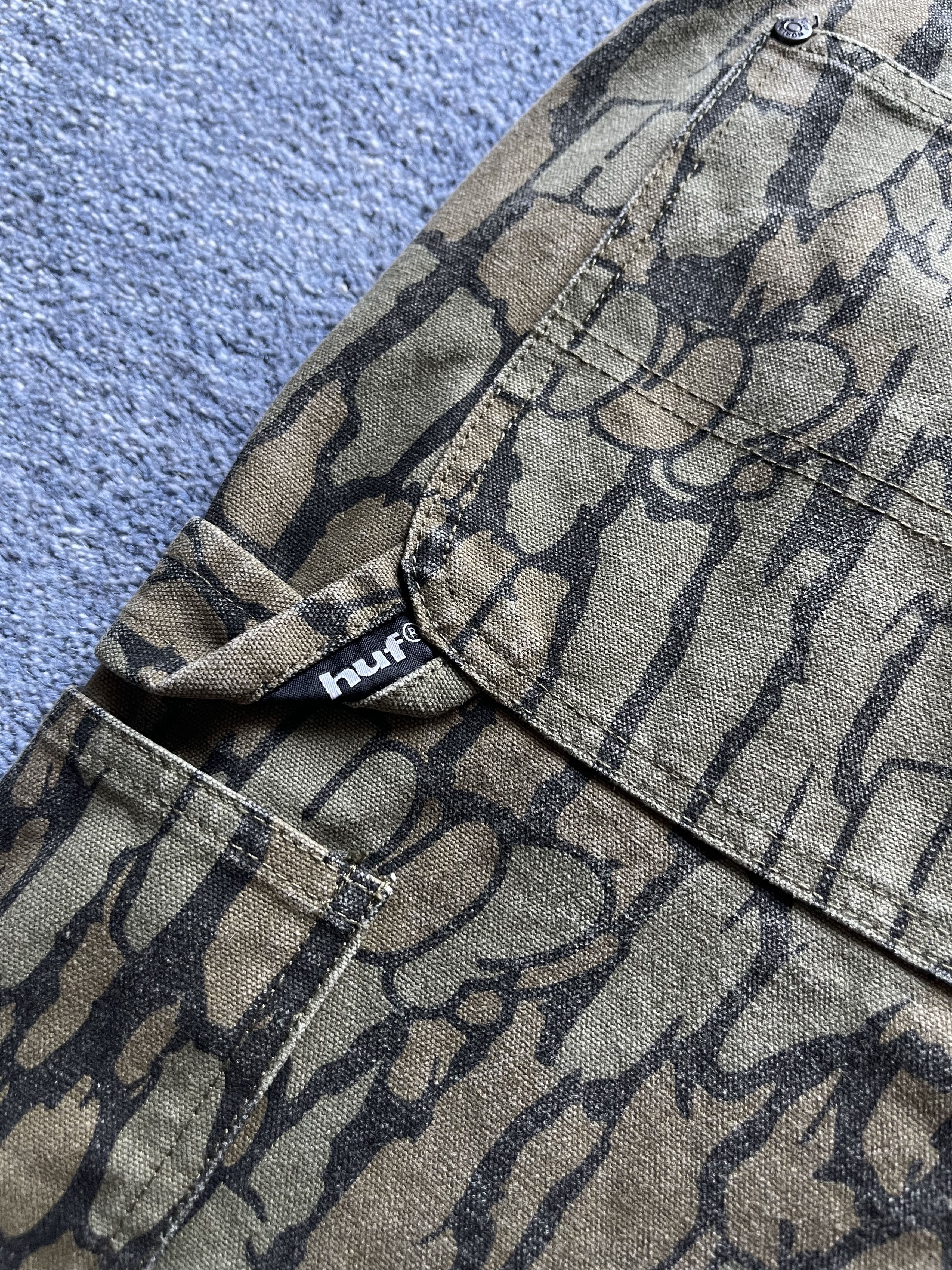 Huf HUF Gilman Double Knee Camo Pants Size 32 Cotton Duck Canvas Size US 32 / EU 48 - 4 Thumbnail