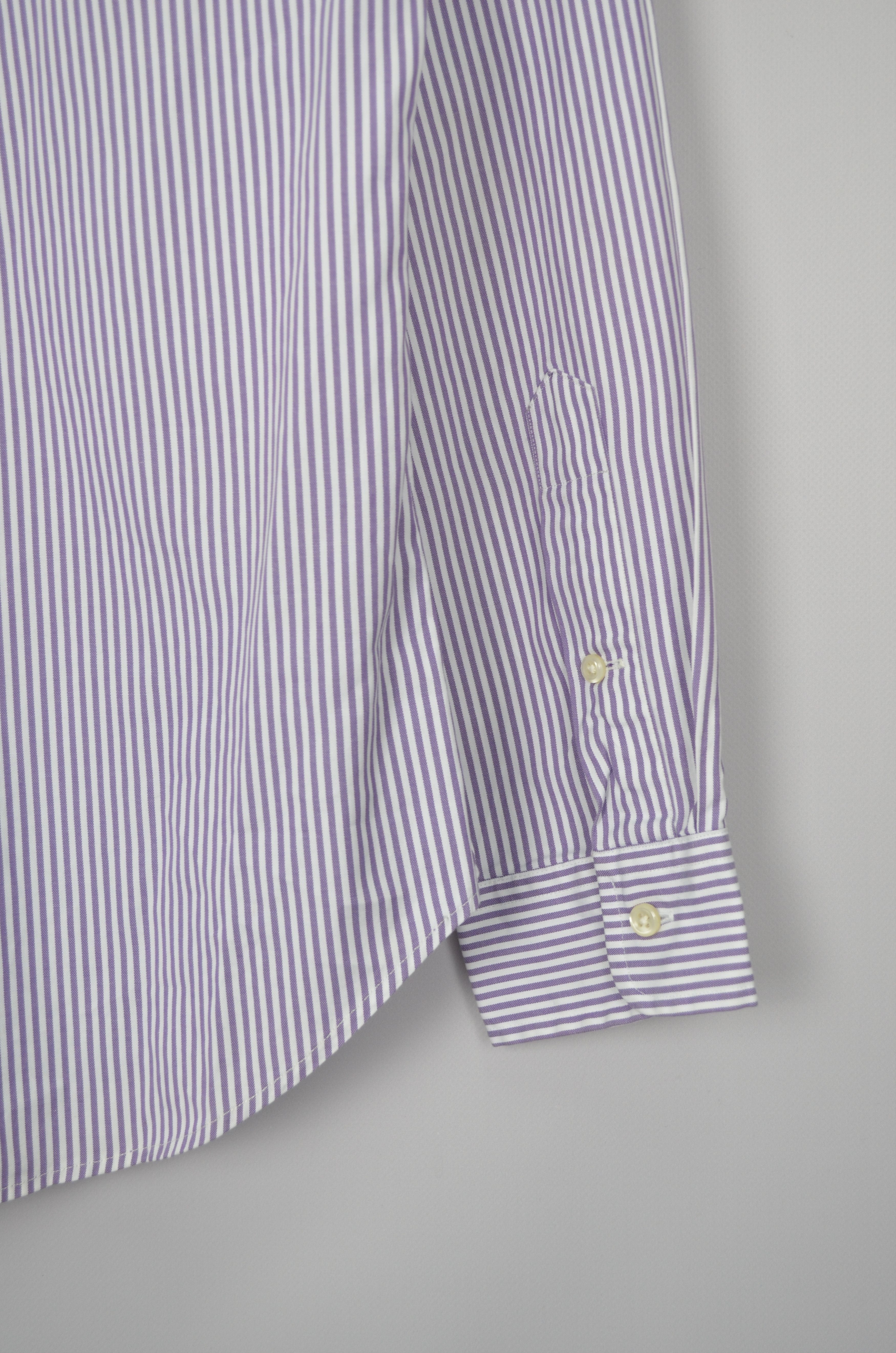 Designer × Polo Ralph Lauren Polo Ralph Lauren Violet Striped L/S Shirt Size 39/M Slim Size US M / EU 48-50 / 2 - 7 Thumbnail