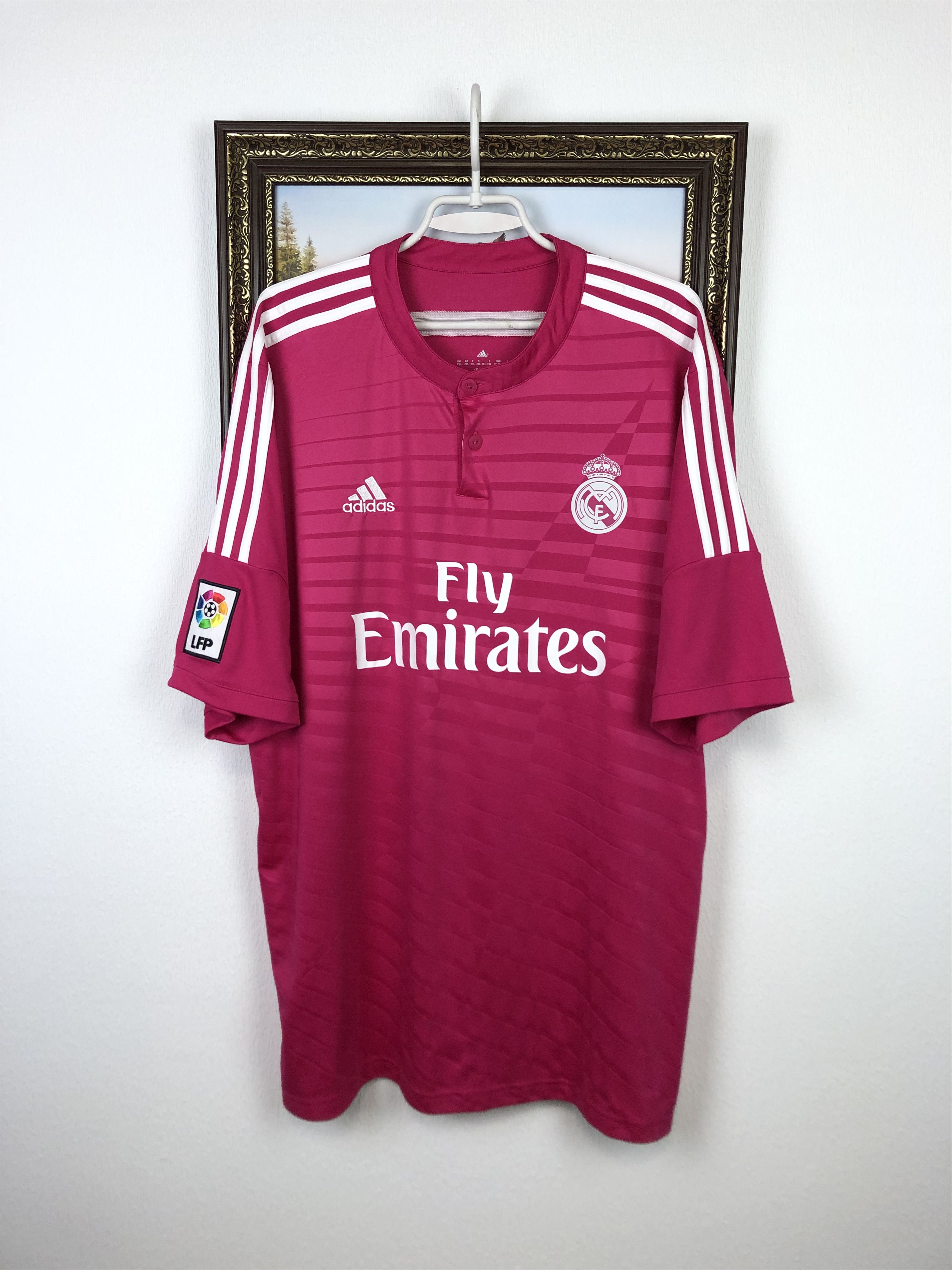 Adidas Real Madrid football shirt 2014 Soccer Adidas Jersey Tee Size US XXL / EU 58 / 5 - 1 Thumbnail