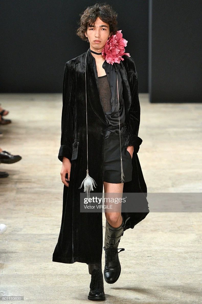Ann Demeulemeester Ann Demeulemeester Men's and women's velour overcoats and Size M / US 6-8 / IT 42-44 - 9 Thumbnail