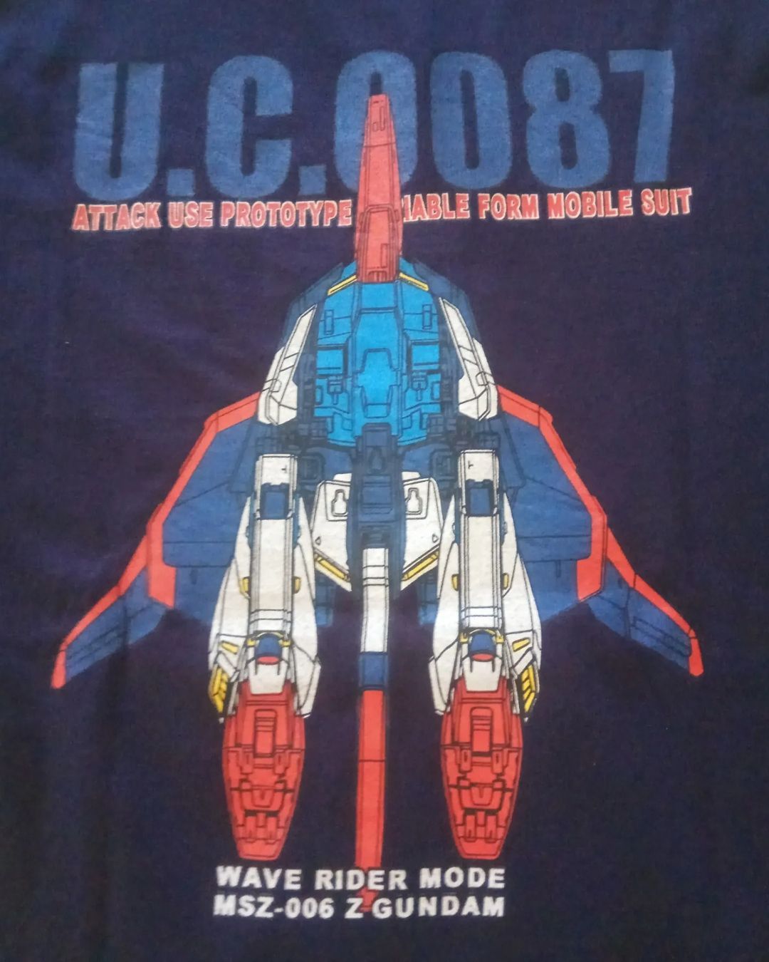 Anime × Japanese Brand × Vintage Vintage Gundam MSZ-006 Z Anime Tee Cospa Size US S / EU 44-46 / 1 - 2 Thumbnail