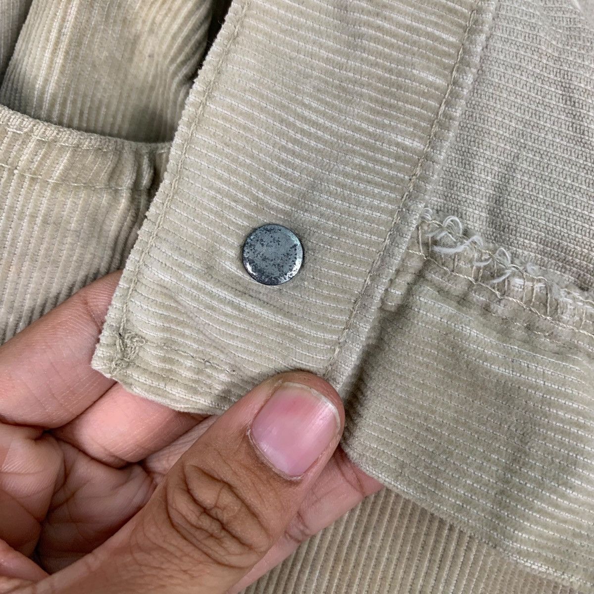 Levi's 70’s Rusty Trashed LEVIS White Label Corduroy Pant #1149-C53 Size US 32 / EU 48 - 12 Thumbnail
