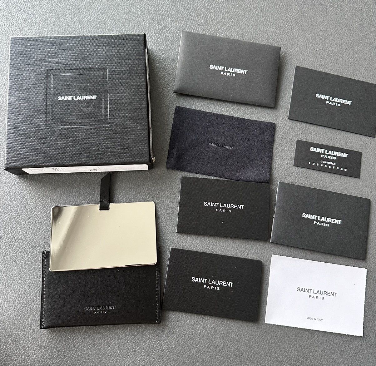 Hedi Slimane × Saint Laurent Paris × Yves Saint Laurent Brand New Saint Laurent Wallet Cardholder Size ONE SIZE - 3 Thumbnail