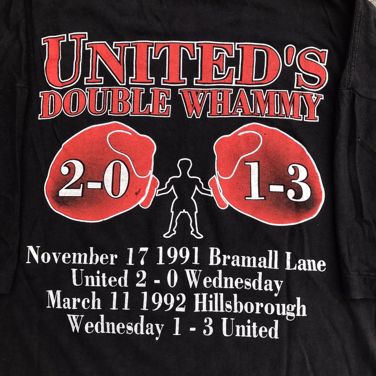 Vintage Vintage Rare Sheffield United Double whammy t shirt Sz XL Size US XL / EU 56 / 4 - 11 Thumbnail