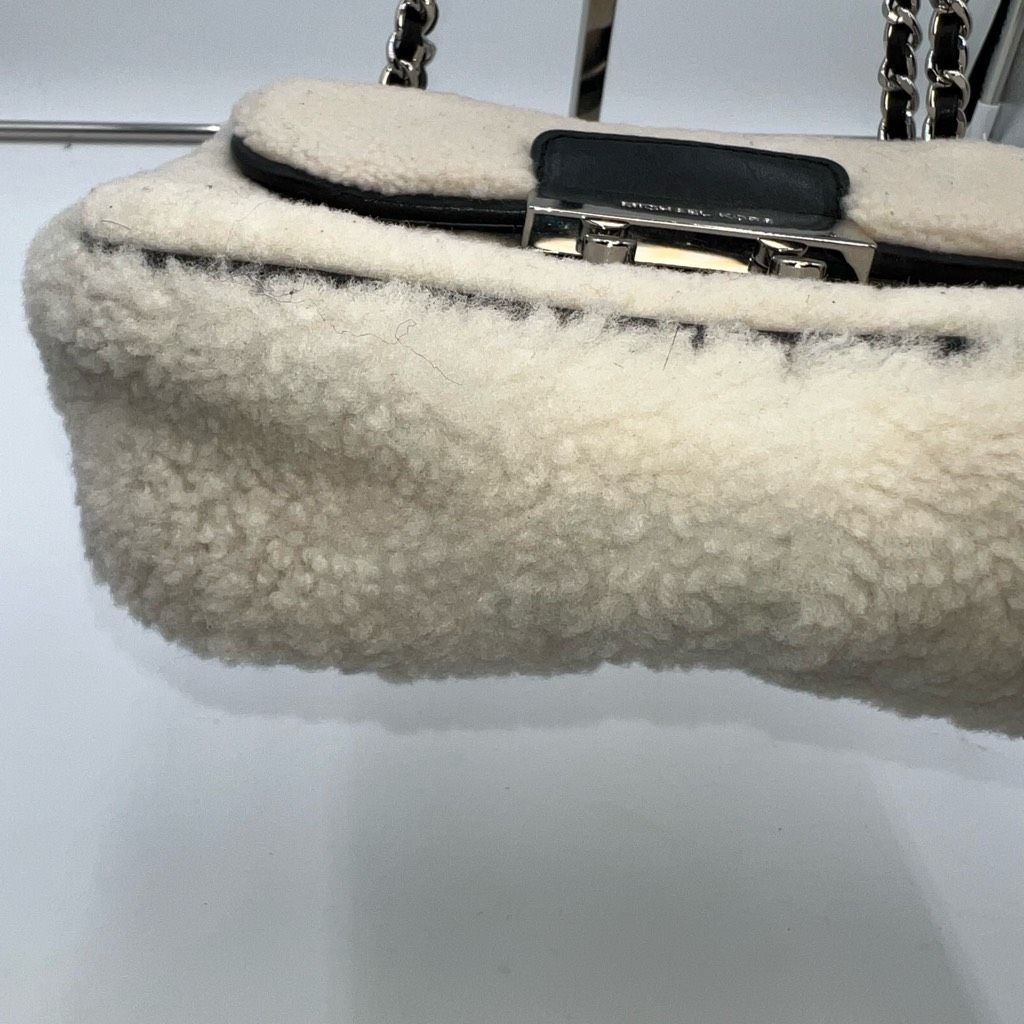 Michael Kors Michael Kors Sloan Shearling Small Chain Shoulder Bag Size ONE SIZE - 5 Thumbnail