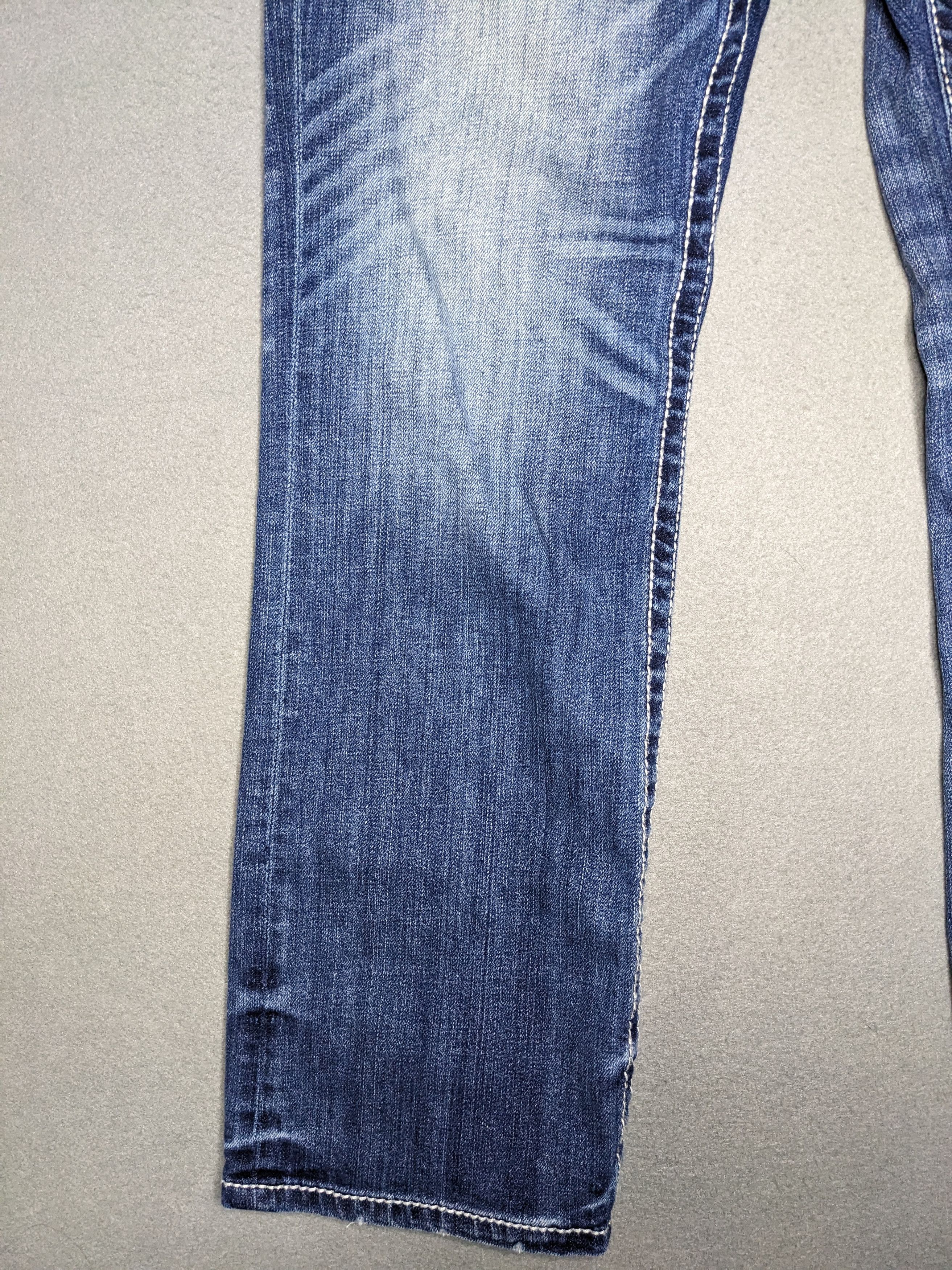 Buckle Black Buckle BKE Jake Straight Jeans 32x32 Denim Thick Stitch Size US 32 / EU 48 - 5 Thumbnail