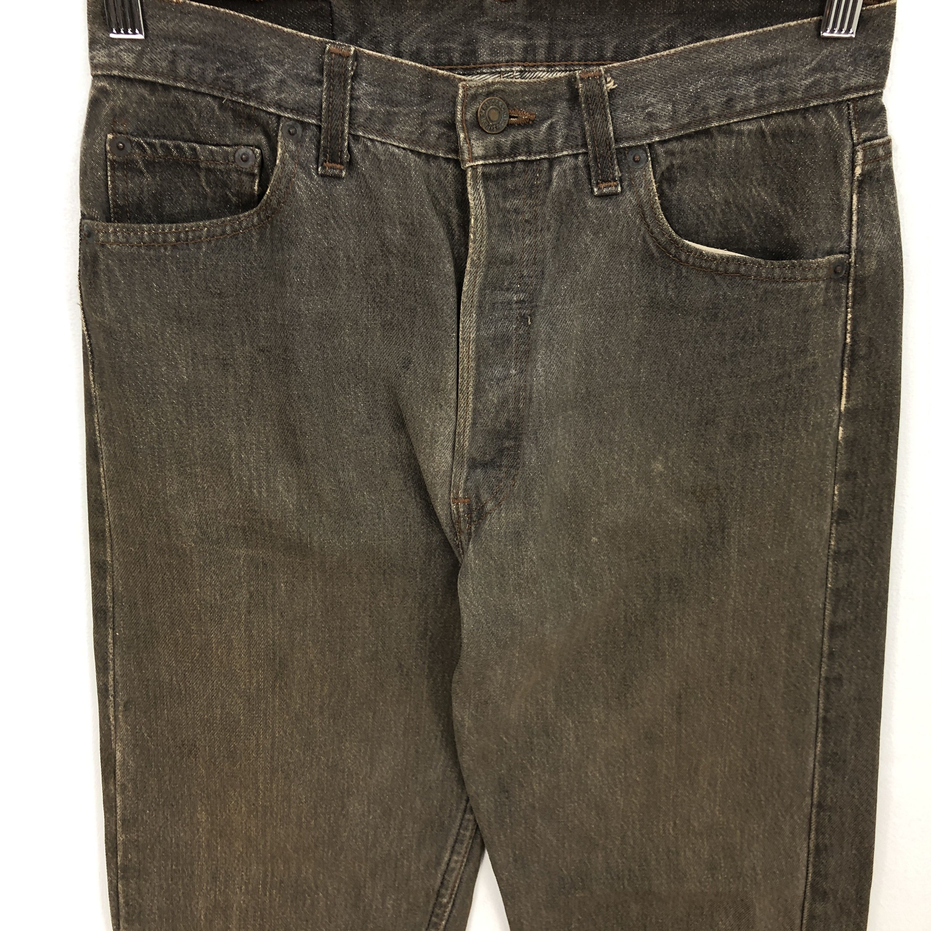 Levi's Vintage Levi's Faded Black Jeans Levis 501 Ash Gray Denim Size 28" / US 6 / IT 42 - 4 Thumbnail