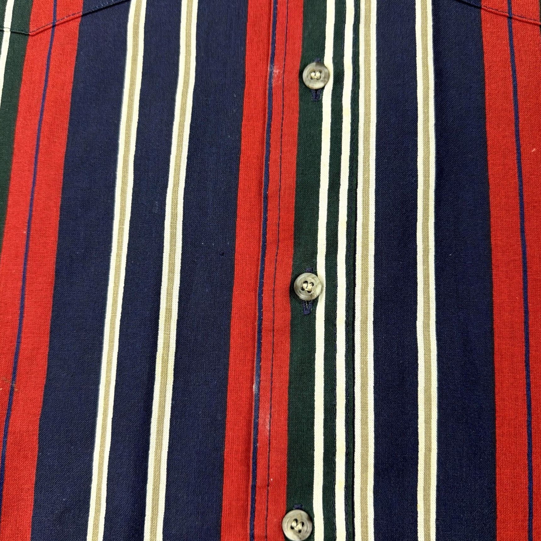 Wrangler VINTAGE Wrangler Shirt Mens L XL-Long Tail Rockabilly Stripe Cowboy Western Size US L / EU 52-54 / 3 - 5 Thumbnail