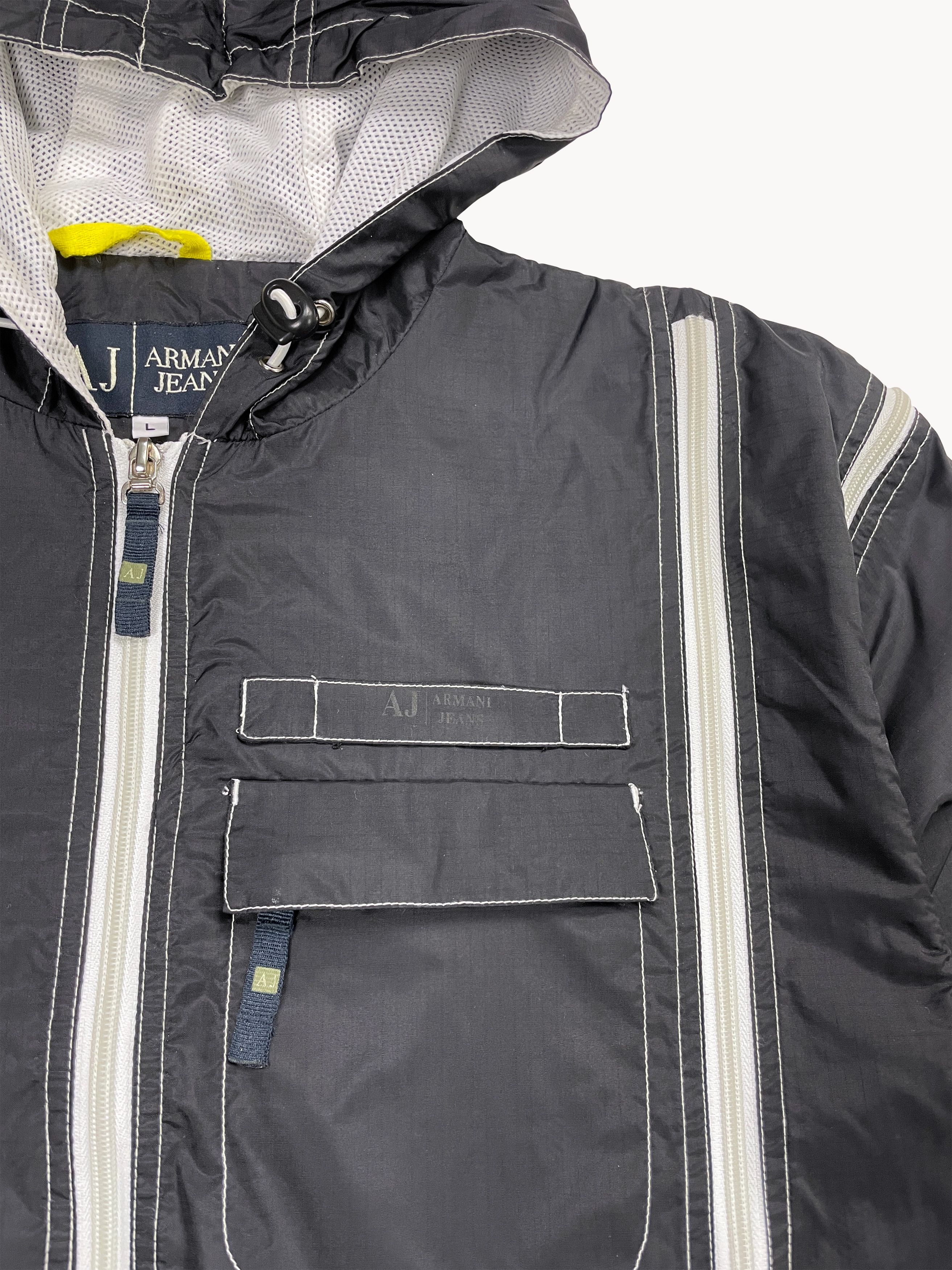 Emporio Armani Vintage 90s Armani Technical Sport Modular Multi Zip Jacket Size US L / EU 52-54 / 3 - 5 Thumbnail