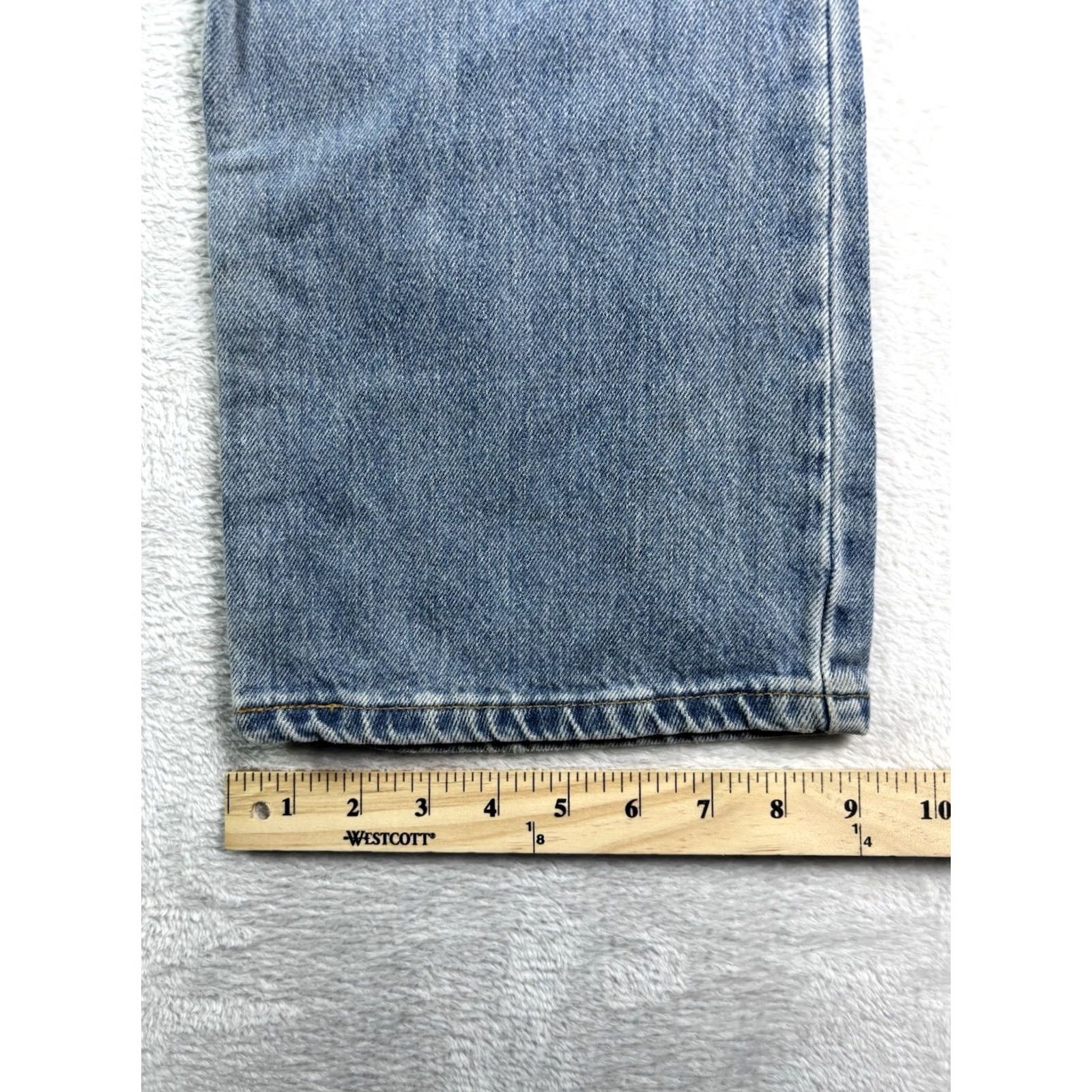 Levi's Levi's 518 Jeans Women Bootcut Denim Size 5 JR M Distressed Torn 90s USA Vintage Blue Denim Jeans Huntington? Size 27" / US 4 / IT 40 - 5 Thumbnail