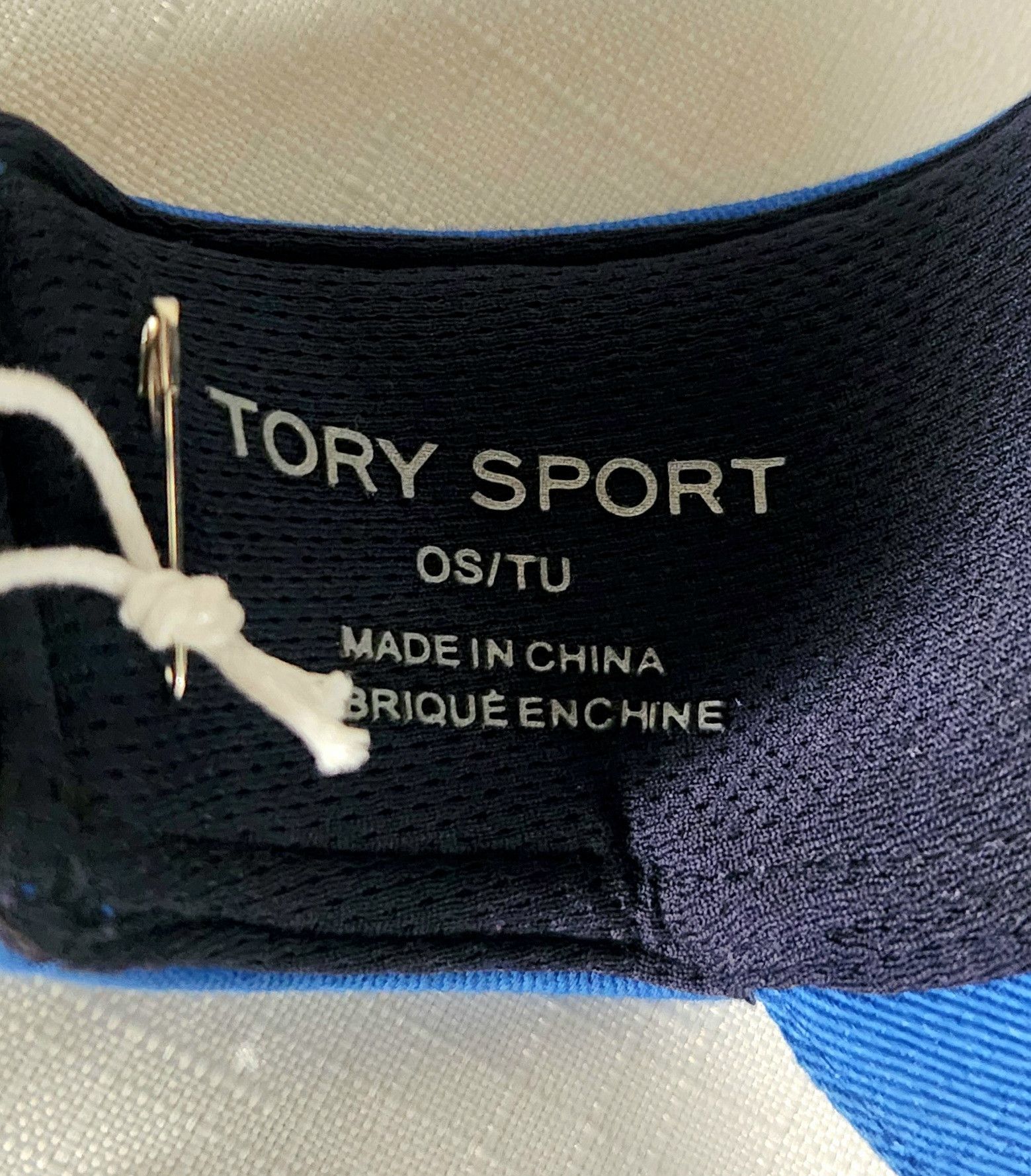Tory Burch Tory Sport Performance Adjustable Visor OS Tennis Golf blue Size ONE SIZE - 5 Thumbnail