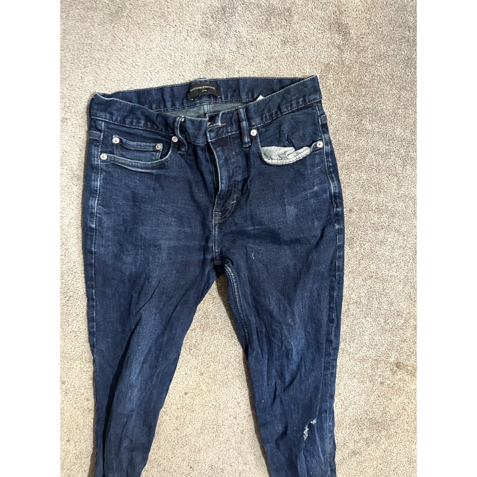 Banana Republic Banana Republic Slim Fit Men’s Jeans Blue Denim 30x30 Regular Inseam 30 Size US 30 / EU 46 - 2 Thumbnail