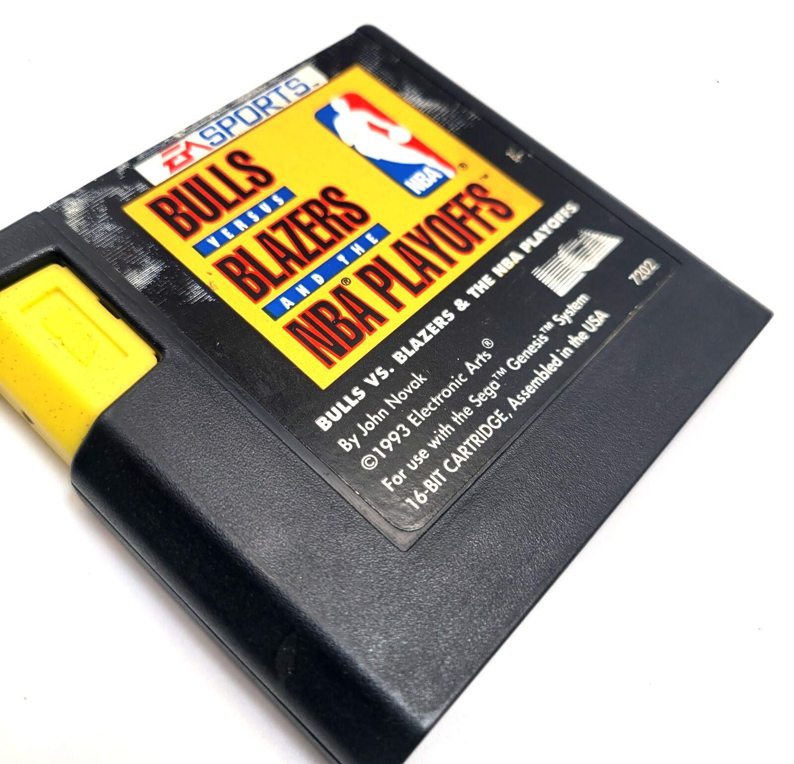 semanticdesign Bulls vs. Blazers NBA Playoffs Sega Genesis Game Cartridge Size ONE SIZE - 3 Thumbnail