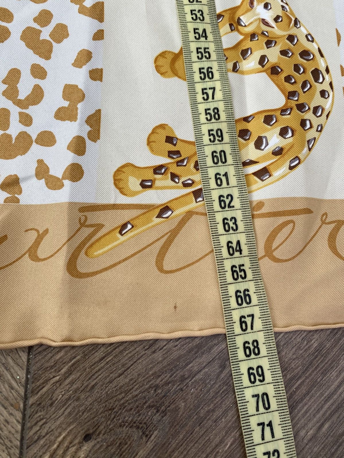 Cartier Vintage Cartier Silk Scarf Panther Size ONE SIZE - 10 Thumbnail