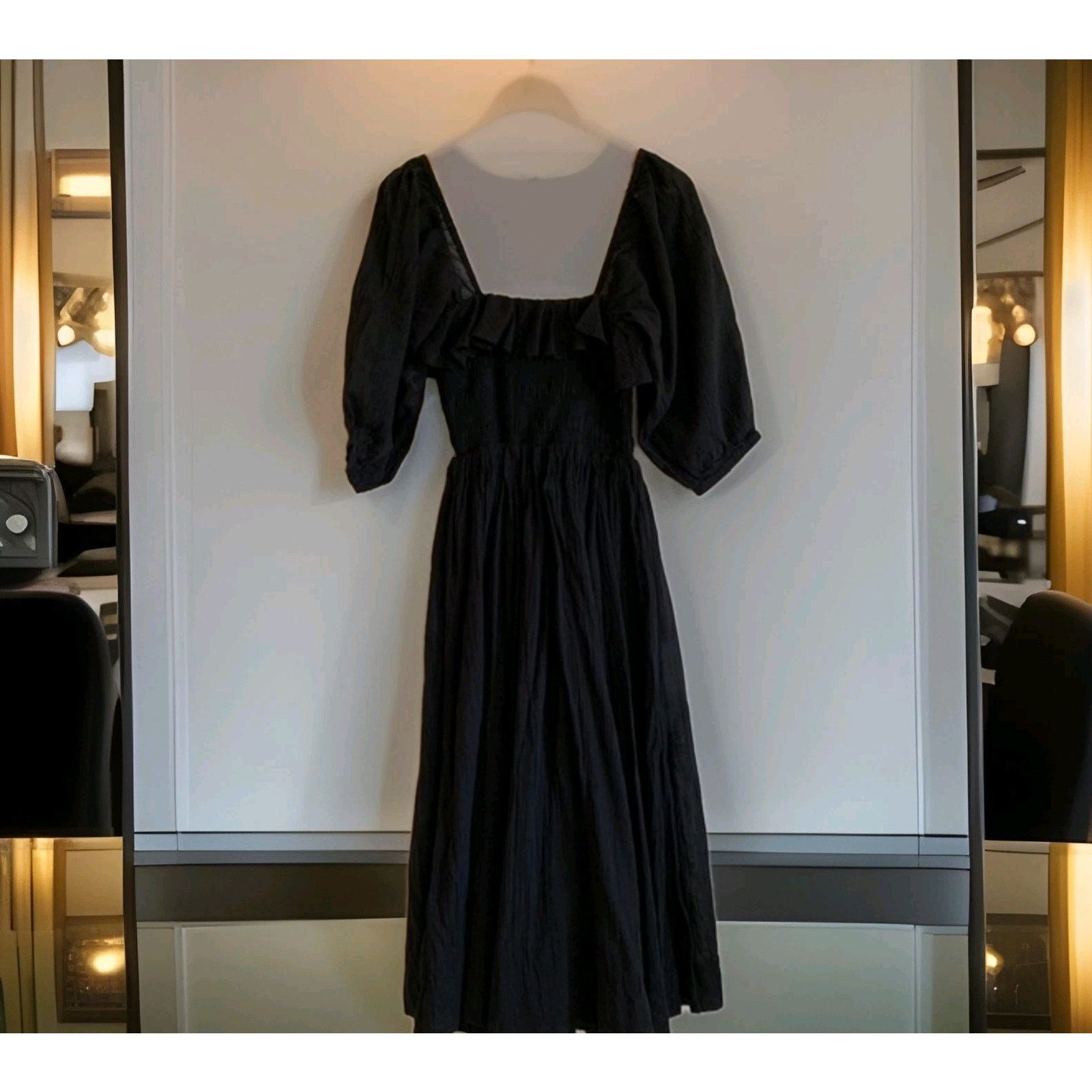 Free People Free People Free-est Oasis Midi Dress Smocked Ruffle Resort Size M / US 6-8 / IT 42-44 - 11 Thumbnail