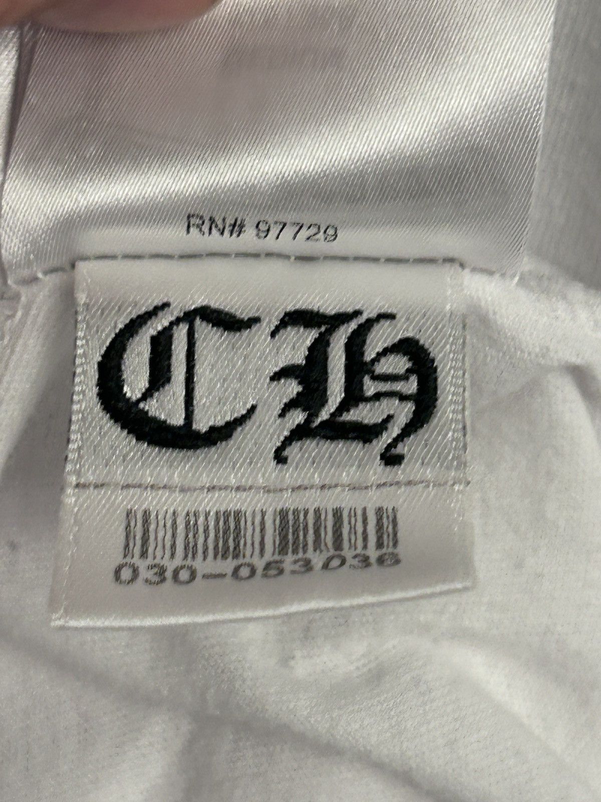 Chrome Hearts Chrome Hearts Hollywood Boost Long Sleeve white t-shirt M Size US M / EU 48-50 / 2 - 5 Thumbnail