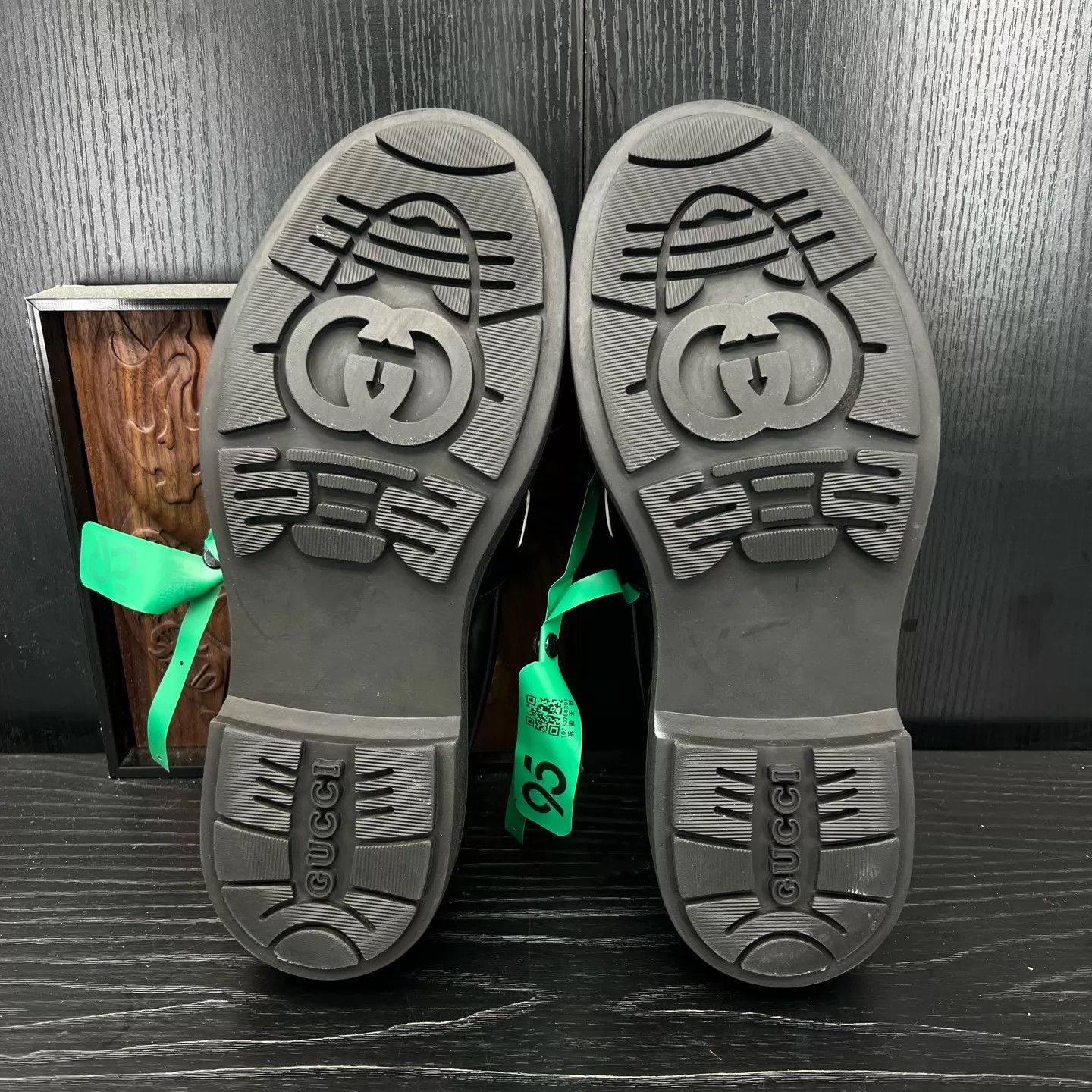 Gucci GUCCI Black Leather Loafers 39.5 Size US 9 / IT 39 - 6 Thumbnail