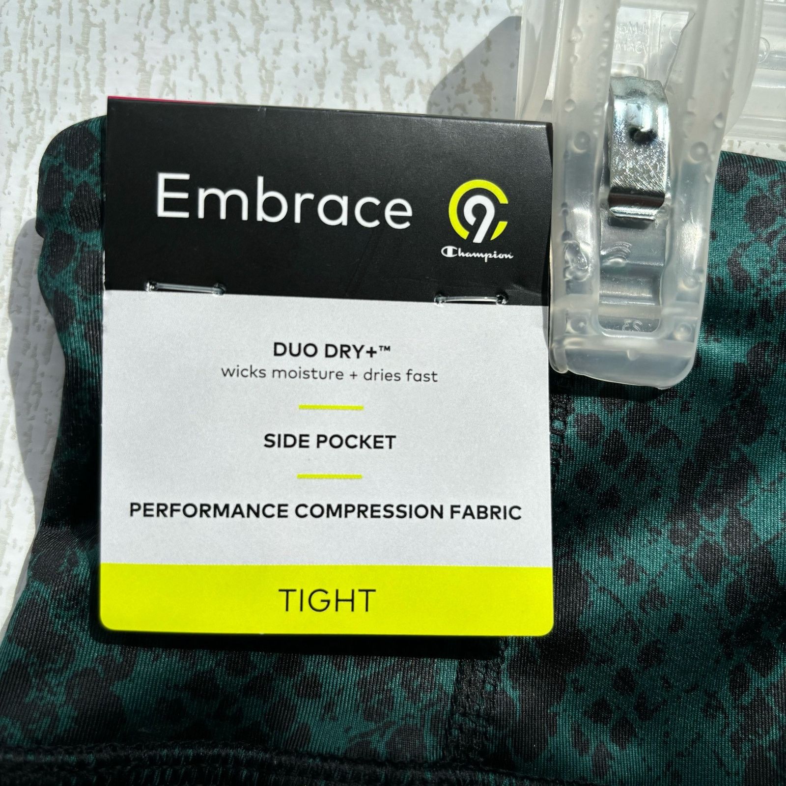 Other Champion C9 Duo Dry Green and Black Leggings XXL NWT Size 34" / US 12 / IT 48 - 8 Thumbnail
