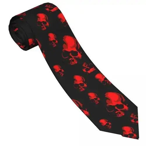 VIBE Skull punk necktie Size ONE SIZE - 2 Thumbnail