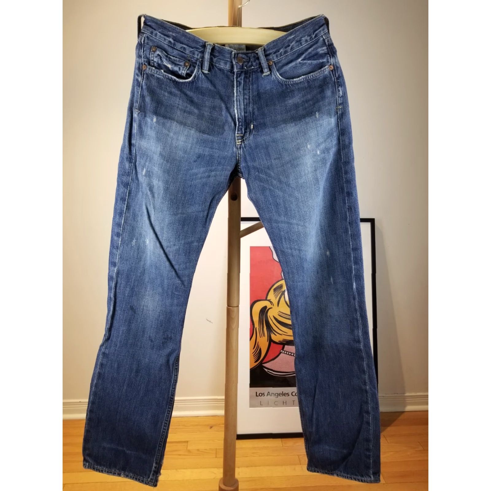 Ralph Lauren VINTAGE Ralph Lauren POLO DISTRESSED DENIM JEANS PANTS 32X34 Men Jeans Black 32 Regular Straight 32 32 34 ILT Size US XS / EU 42 / 0 - 2 Thumbnail