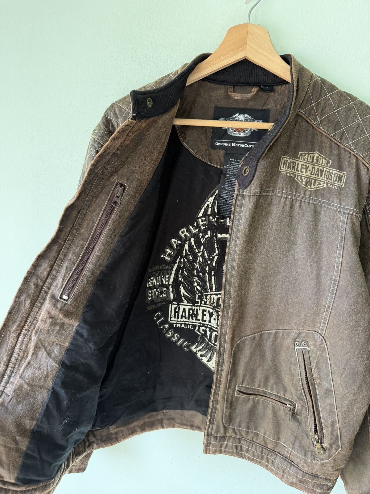 Harley Davidson Vintage Harley Davidson Motor Jacket Size US M / EU 48-50 / 2 - 3 Thumbnail