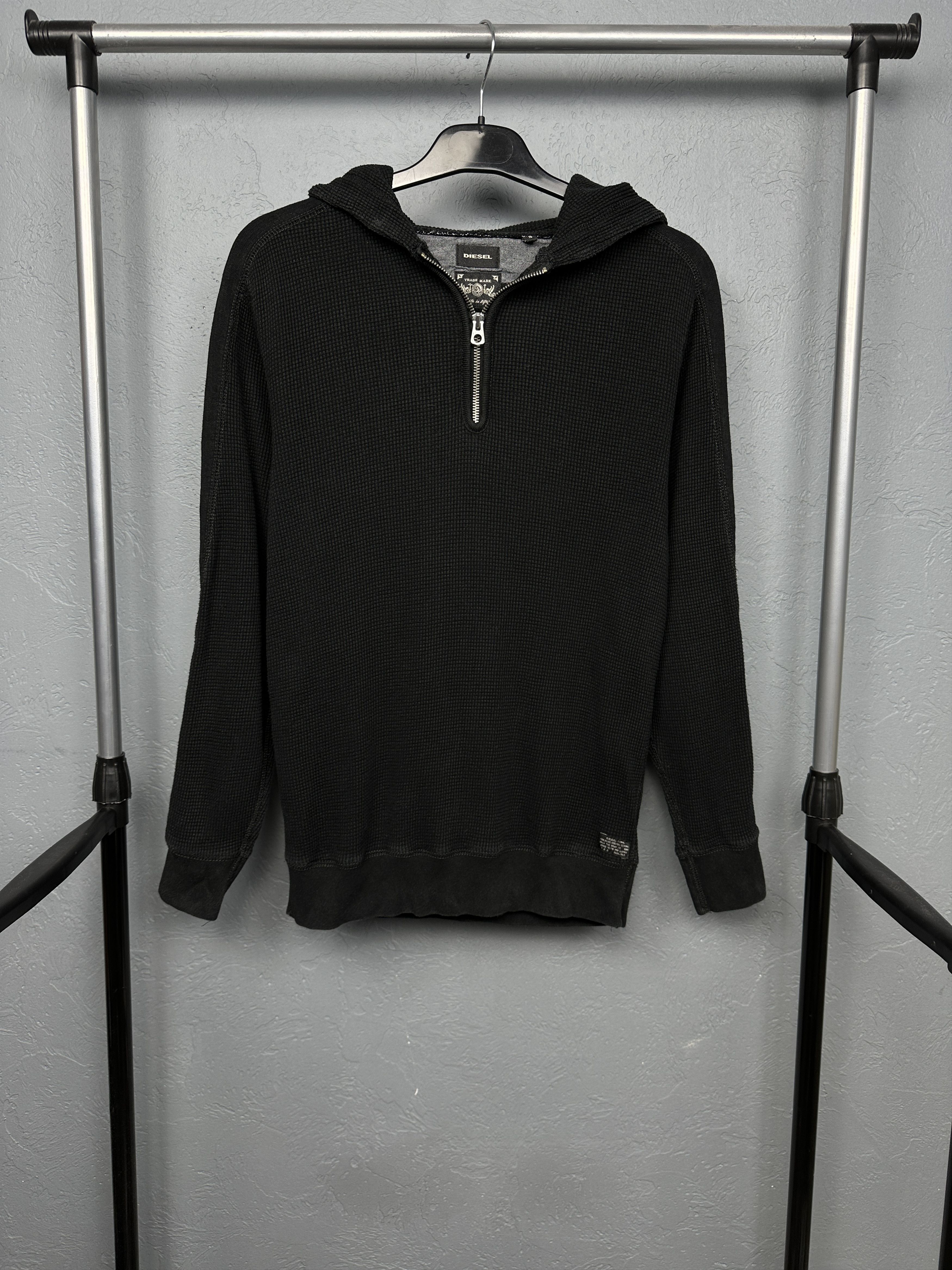 Diesel Diesel Mens 1\4 Zip Hoodie Size US S / EU 44-46 / 1 - 1 Thumbnail