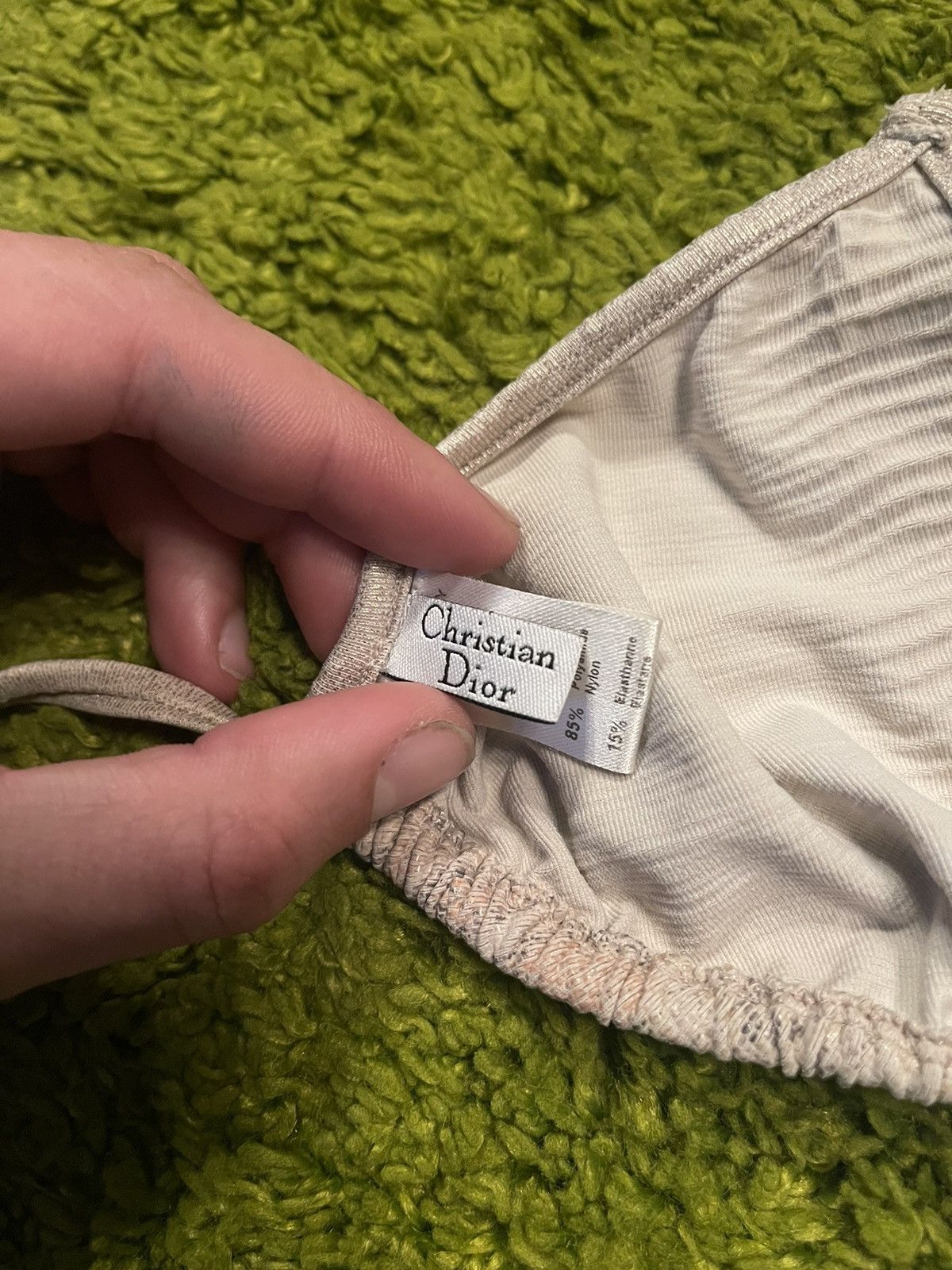 Christian Dior Monsieur Christian Dior vintage shining bra Size ONE SIZE - 5 Thumbnail