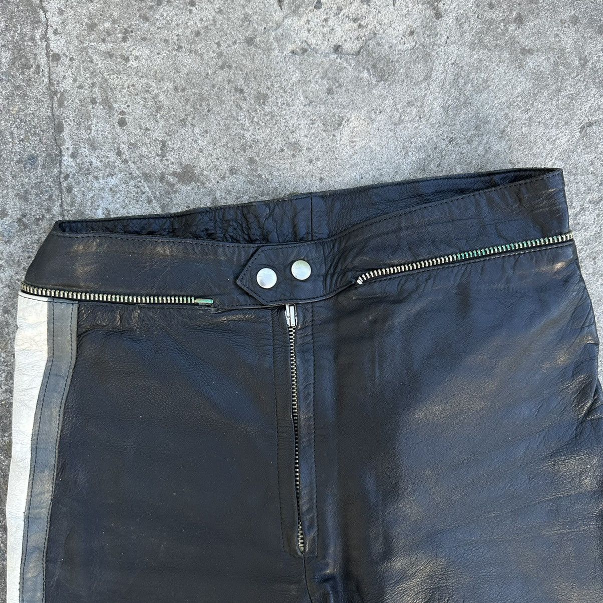 Vintage Vintage Moto Leather Pants Size 34 Style USA 90s Y2K Size US 34 / EU 50 - 5 Thumbnail