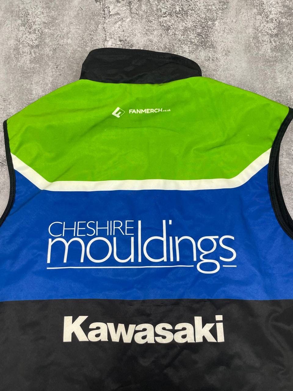 Other FS-3 Racing Kawasaki Men Softshell Vest Black Green Full Zip Size US M / EU 48-50 / 2 - 6 Thumbnail