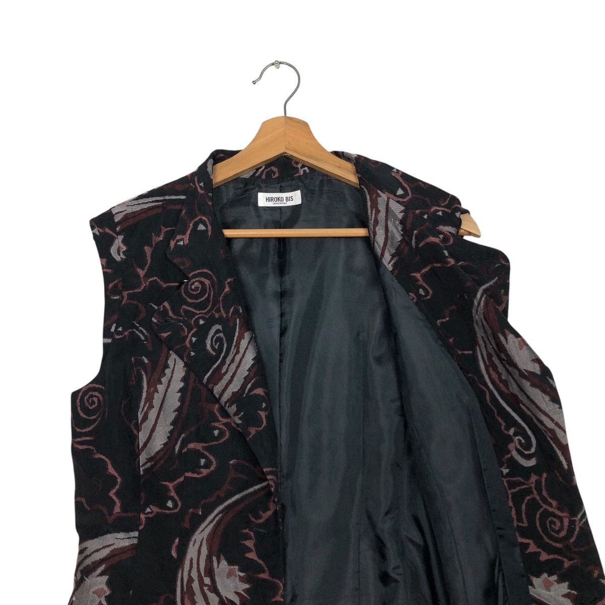 Hiroko Koshino Homme 📌Vintage Vest Jacket Batik Design Hiroko Bis Issey Miyake Size US M / EU 48-50 / 2 - 13 Thumbnail