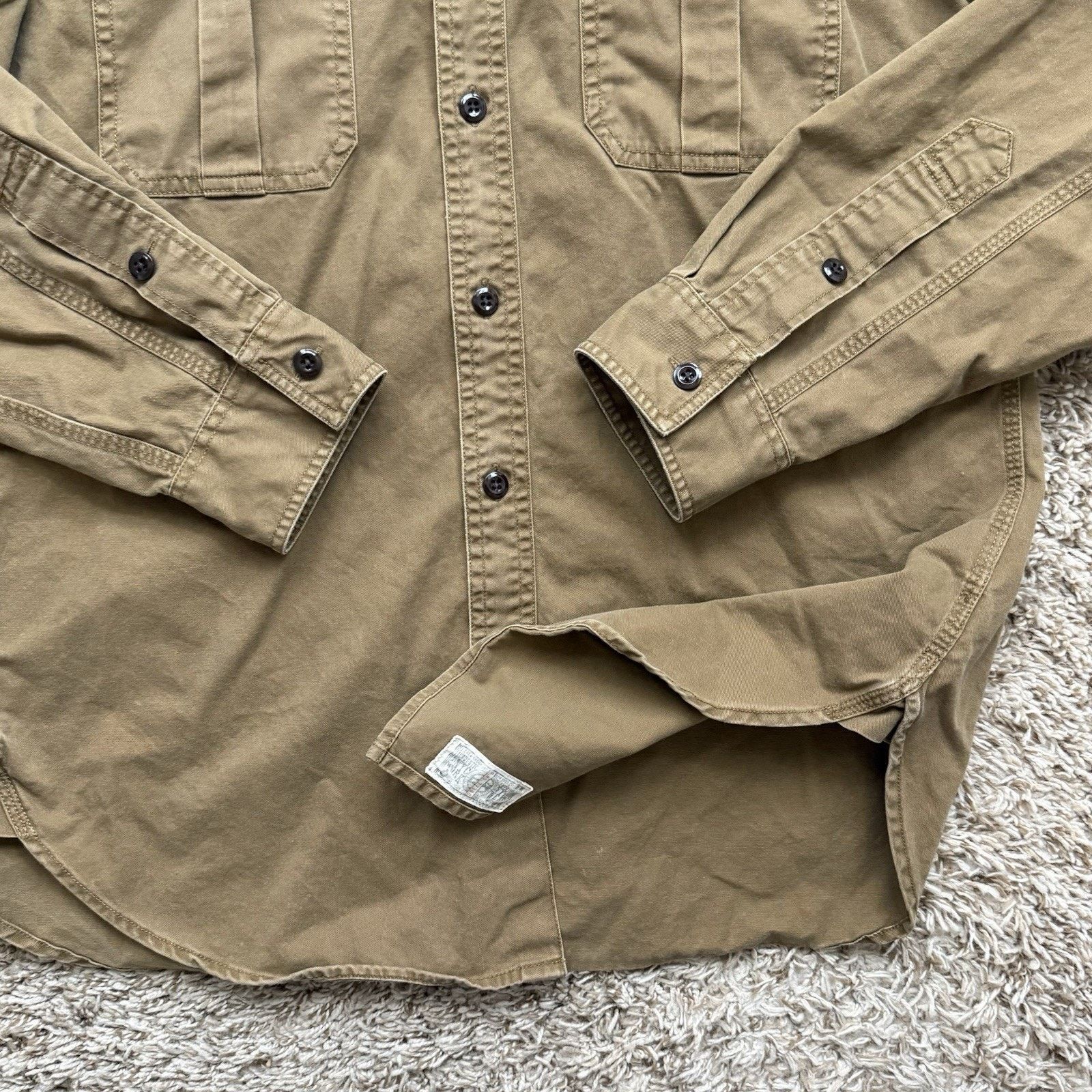 J.Crew J. Crew Brown Button Up LS Shirt Field Utility Style Size M Size US M / EU 48-50 / 2 - 3 Thumbnail