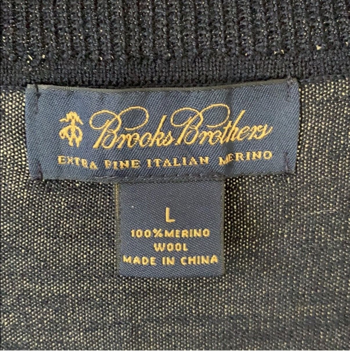 Brooks Brothers Brooks Brothers Men’s Sleeveless Sweater Size L Navy Blue Size US L / EU 52-54 / 3 - 3 Thumbnail