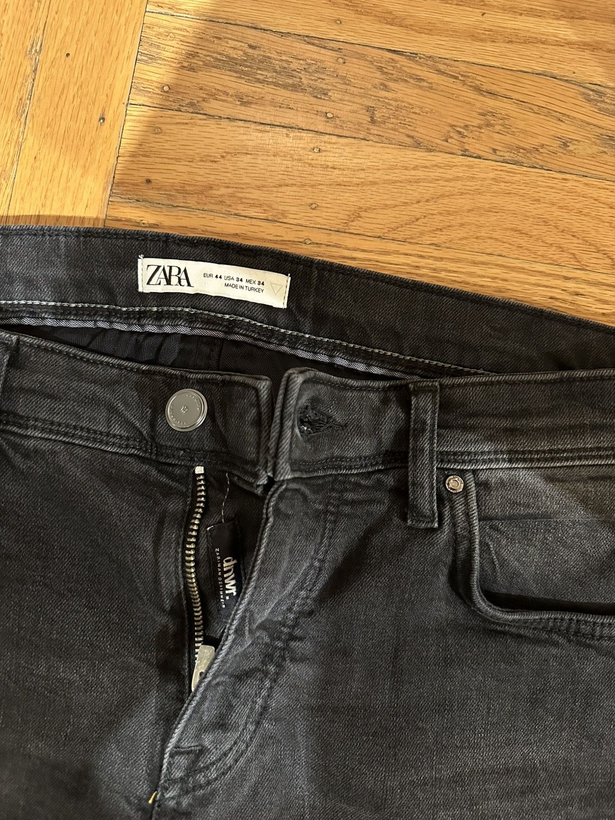 Zara Limited Edition Premium Zara Man Black Denim Size US 34 / EU 50 - 4 Thumbnail