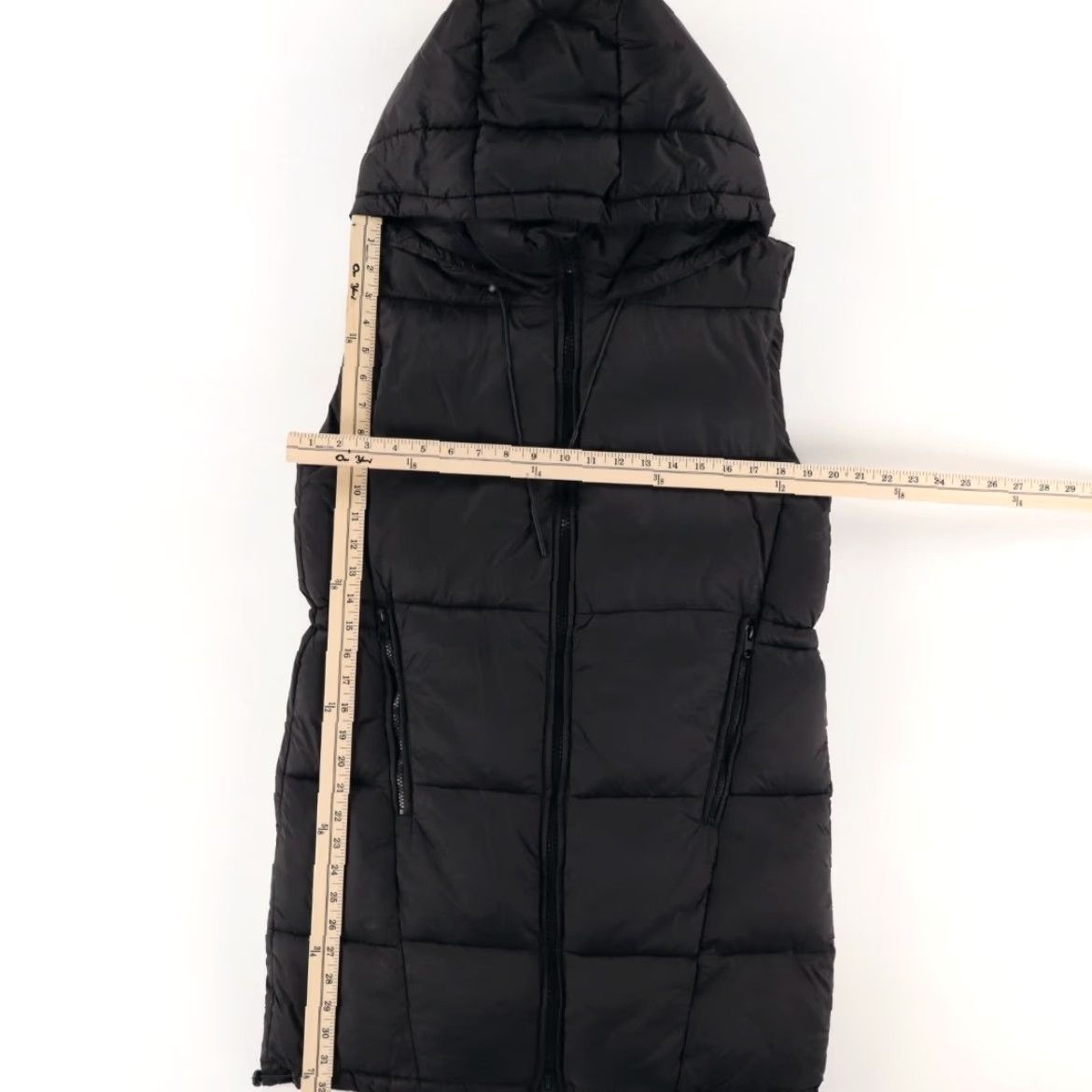 Zara Zara Hooded Puffer Vest Solid Jacket Black Women's XS Shirt Jacket Women XS Hooded Puffer Vest Black Zara Size XS / US 0-2 / IT 36-38 - 3 Thumbnail
