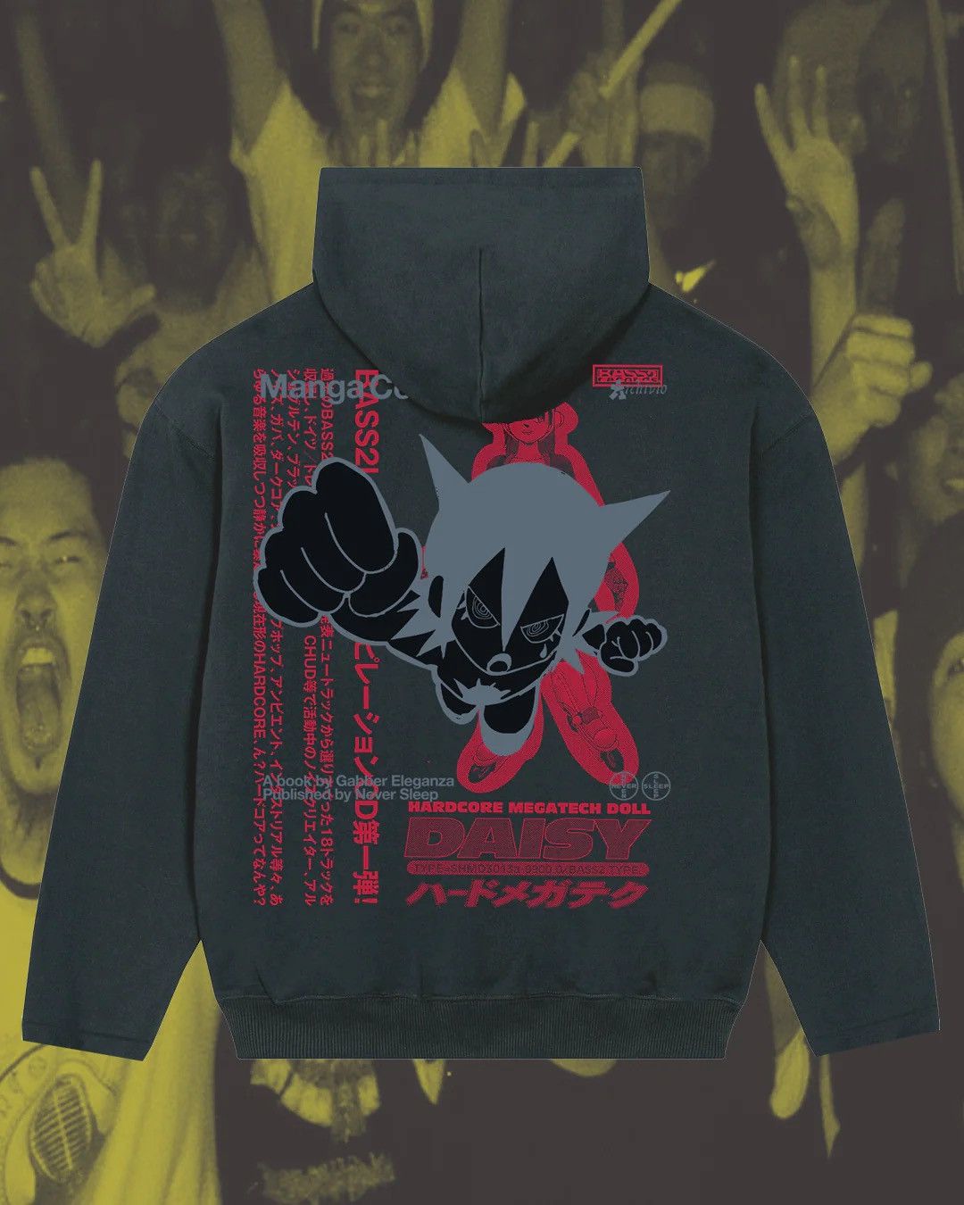 Anime Manga Corps x Jun Inagawa Antracite Hoodie Size US L / EU 52-54 / 3 - 2 Thumbnail